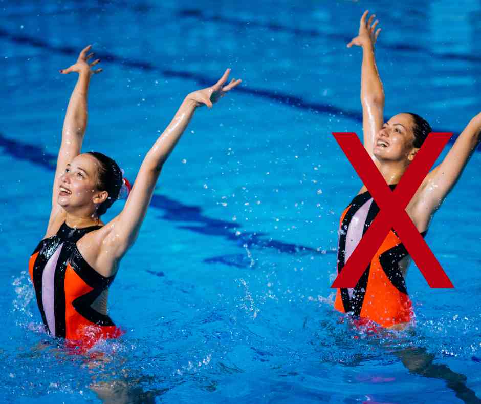 Synchronized swimming